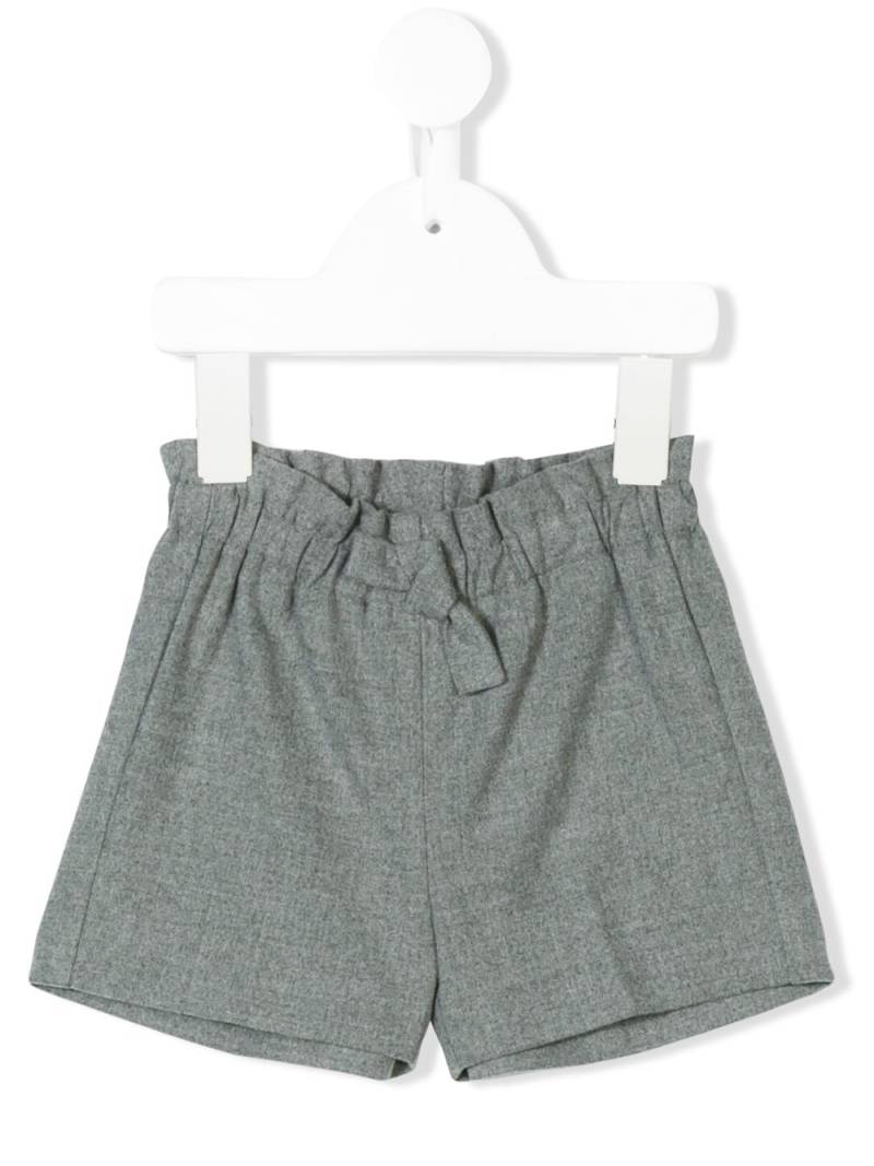 Il Gufo paperbag waist shorts - Grey von Il Gufo