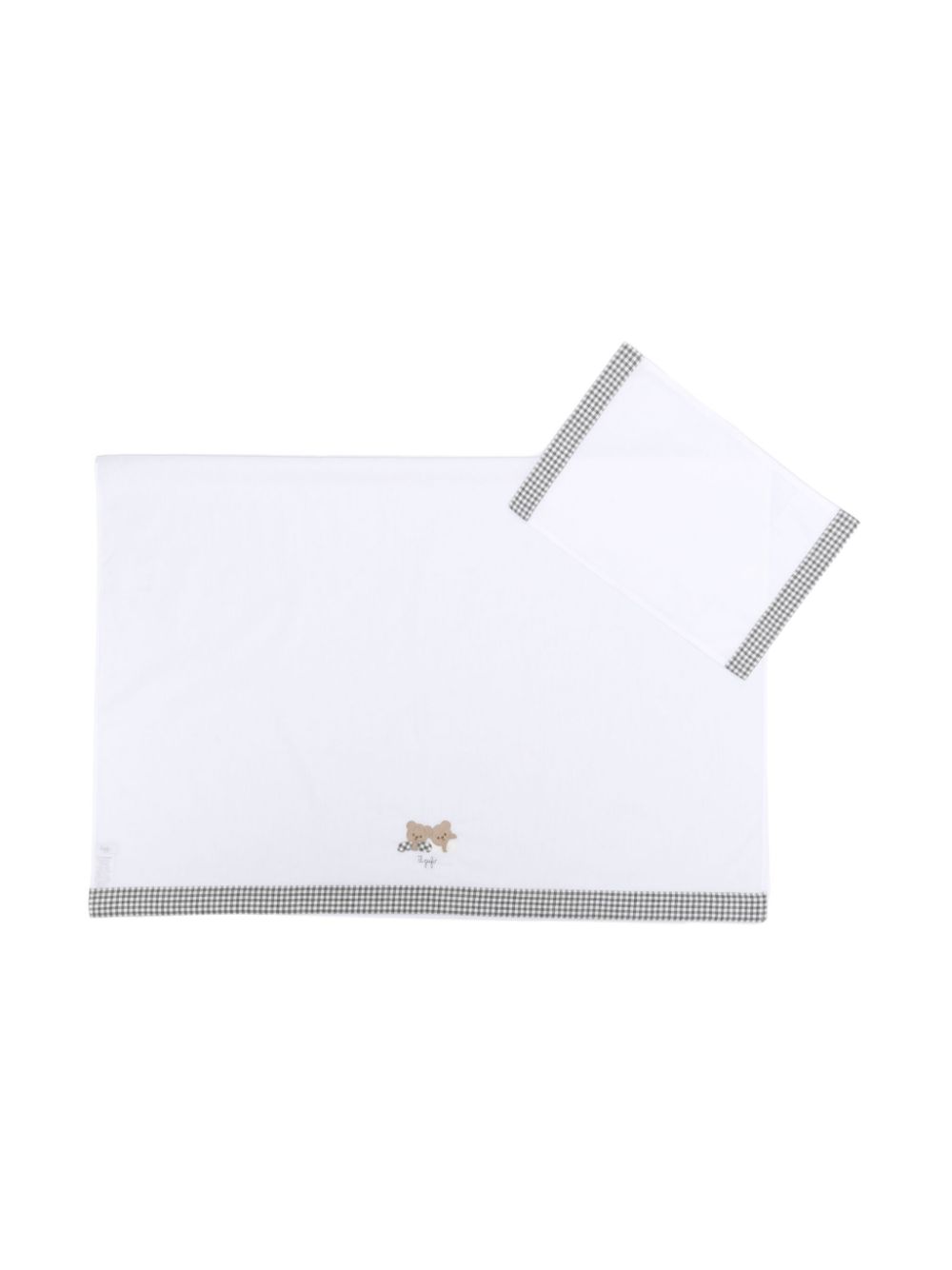 Il Gufo pillowcase and sheet (set of two) - White von Il Gufo