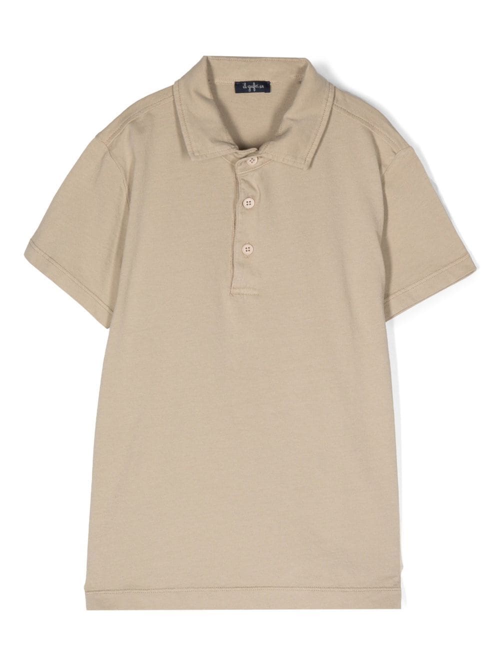 Il Gufo plain short-sleeved polo shirt - Neutrals von Il Gufo