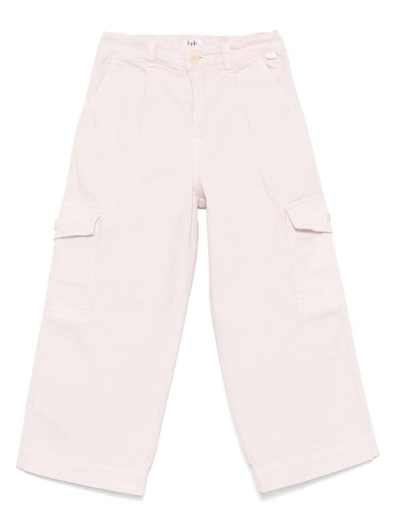 Il Gufo pleated cargo pants - Pink von Il Gufo