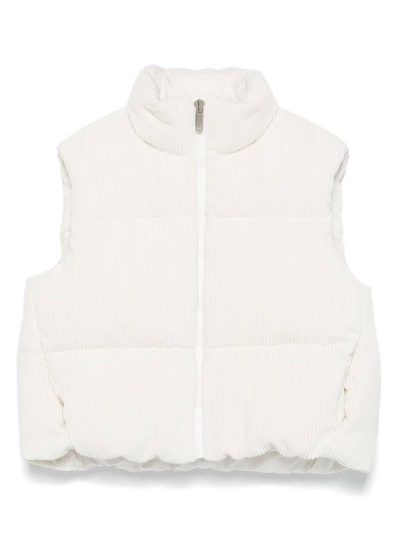 Il Gufo puffer gilet - White von Il Gufo