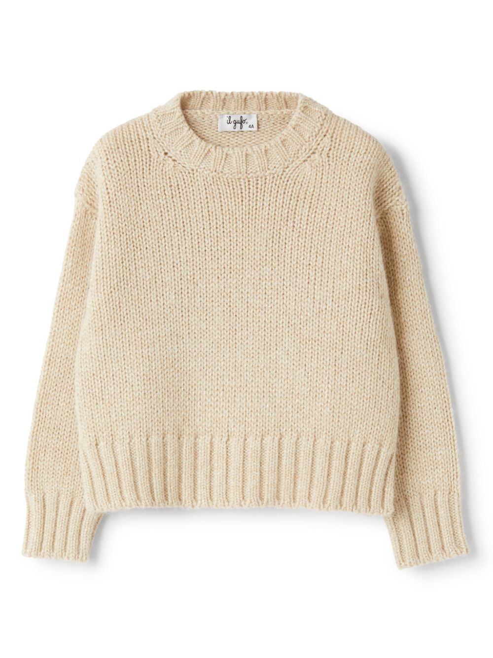 Il Gufo ribbed-knit jumper - Neutrals von Il Gufo