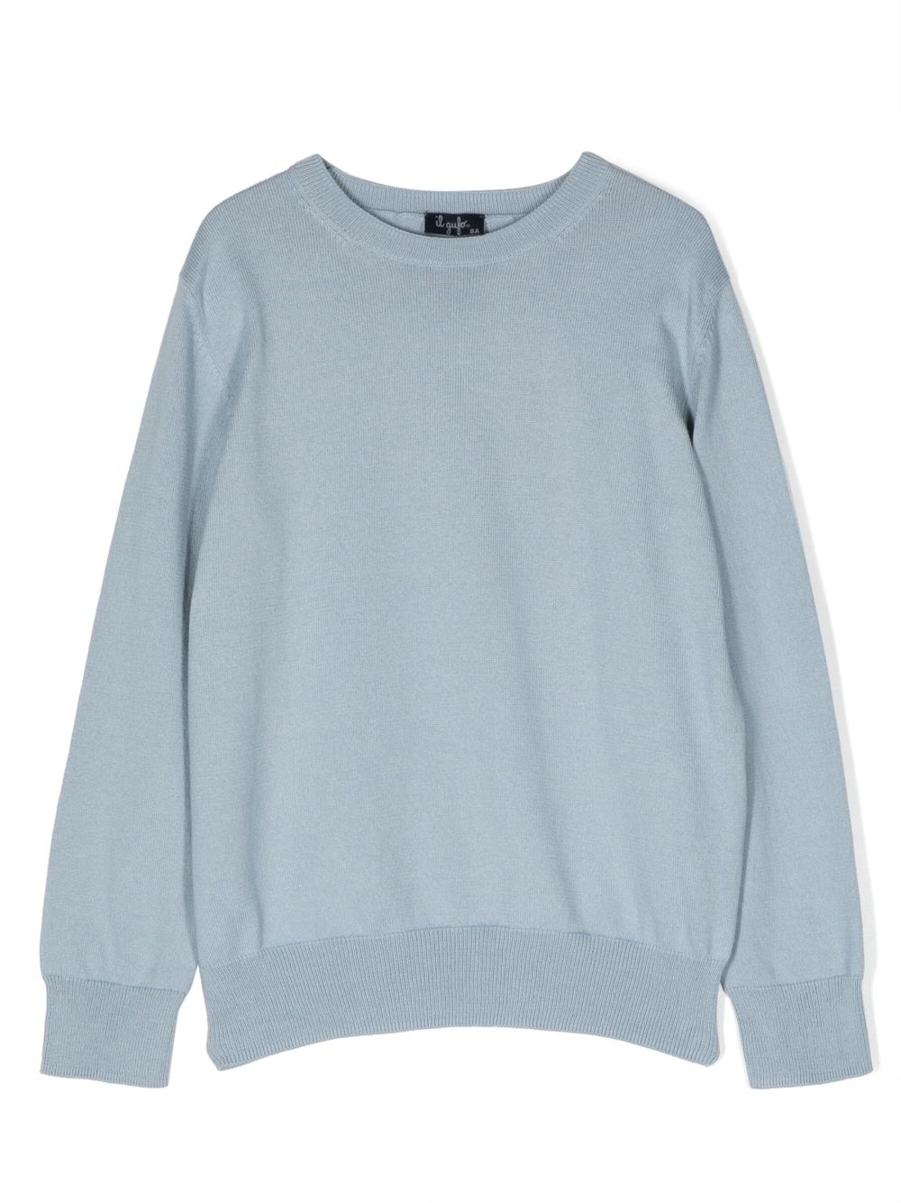 Il Gufo round-neck knit jumper - Blue von Il Gufo