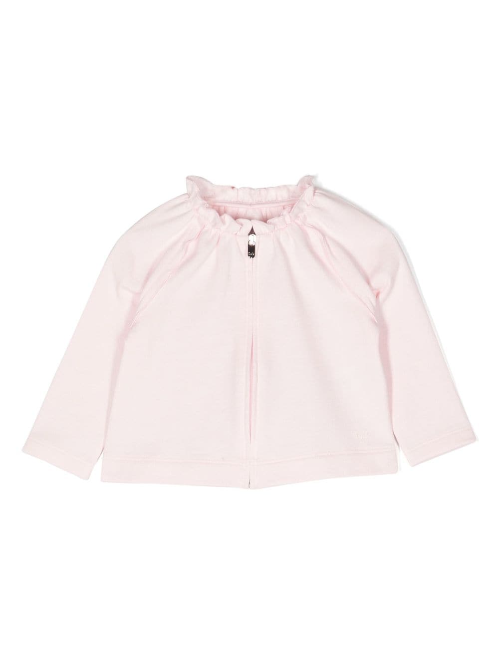 Il Gufo ruched long-sleeved cotton jacket - Pink von Il Gufo