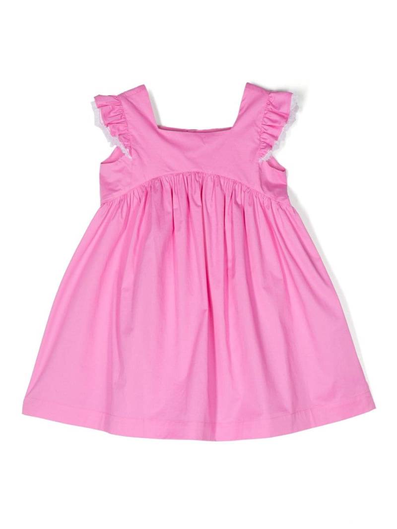 Il Gufo ruffle-detailing cotton dress - Pink von Il Gufo