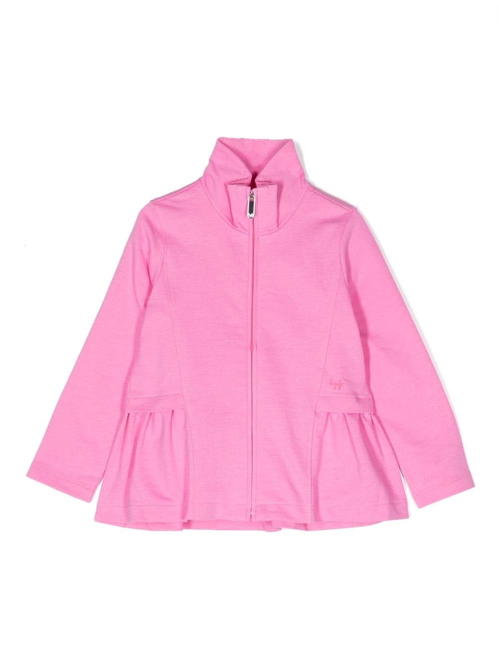 Il Gufo ruffled high-neck jacket - Pink von Il Gufo