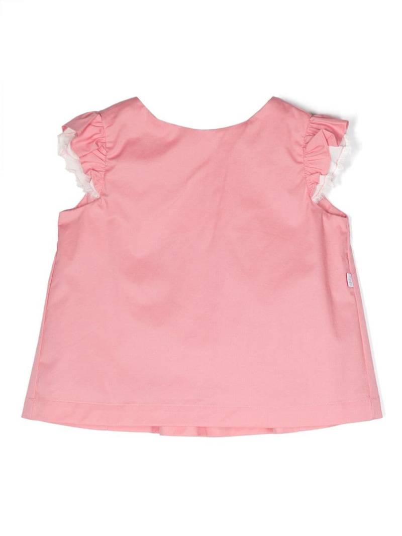 Il Gufo ruffled shoulder blouse - Pink von Il Gufo