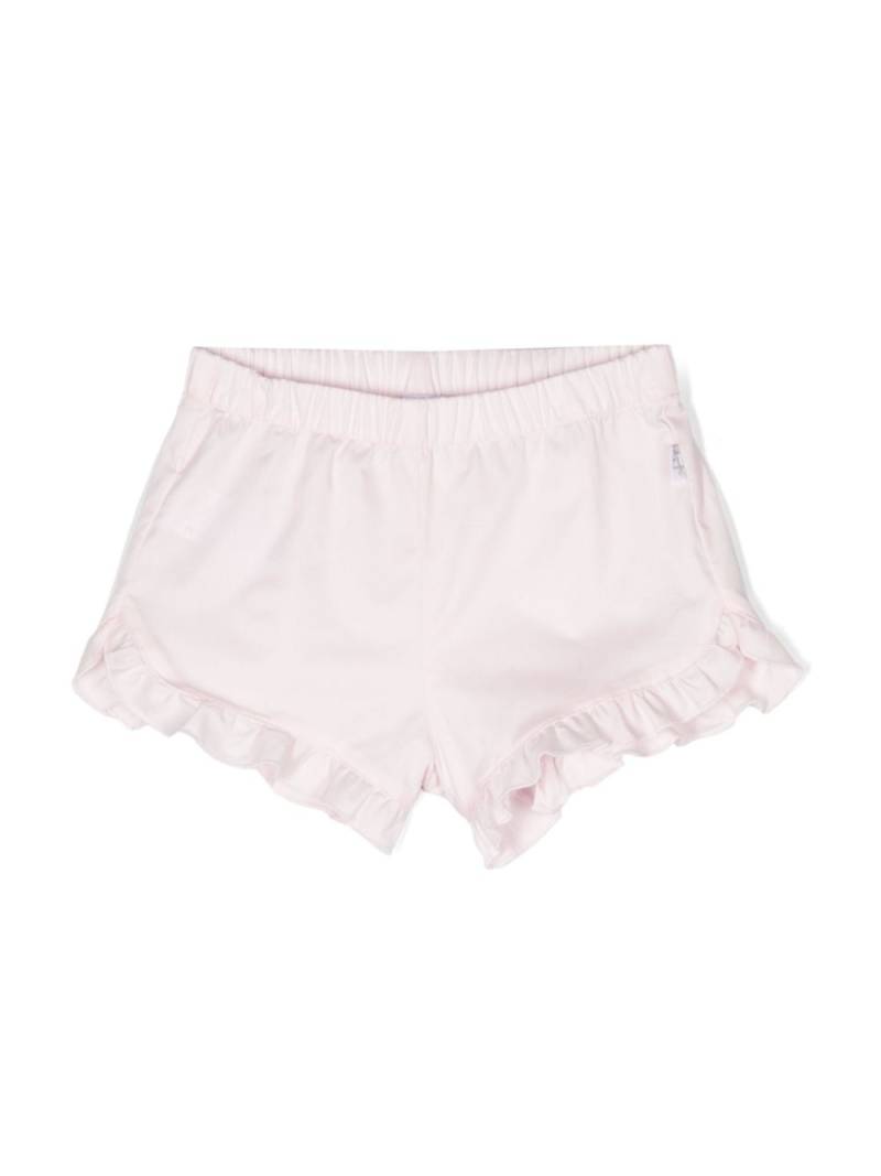 Il Gufo ruffled stretch-cotton shorts - Pink von Il Gufo