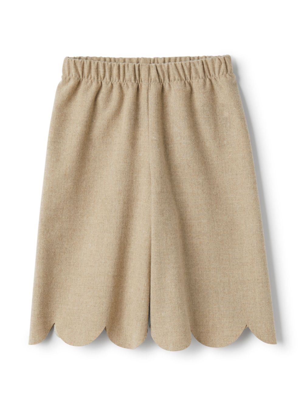 Il Gufo scalloped hem trousers - Neutrals von Il Gufo