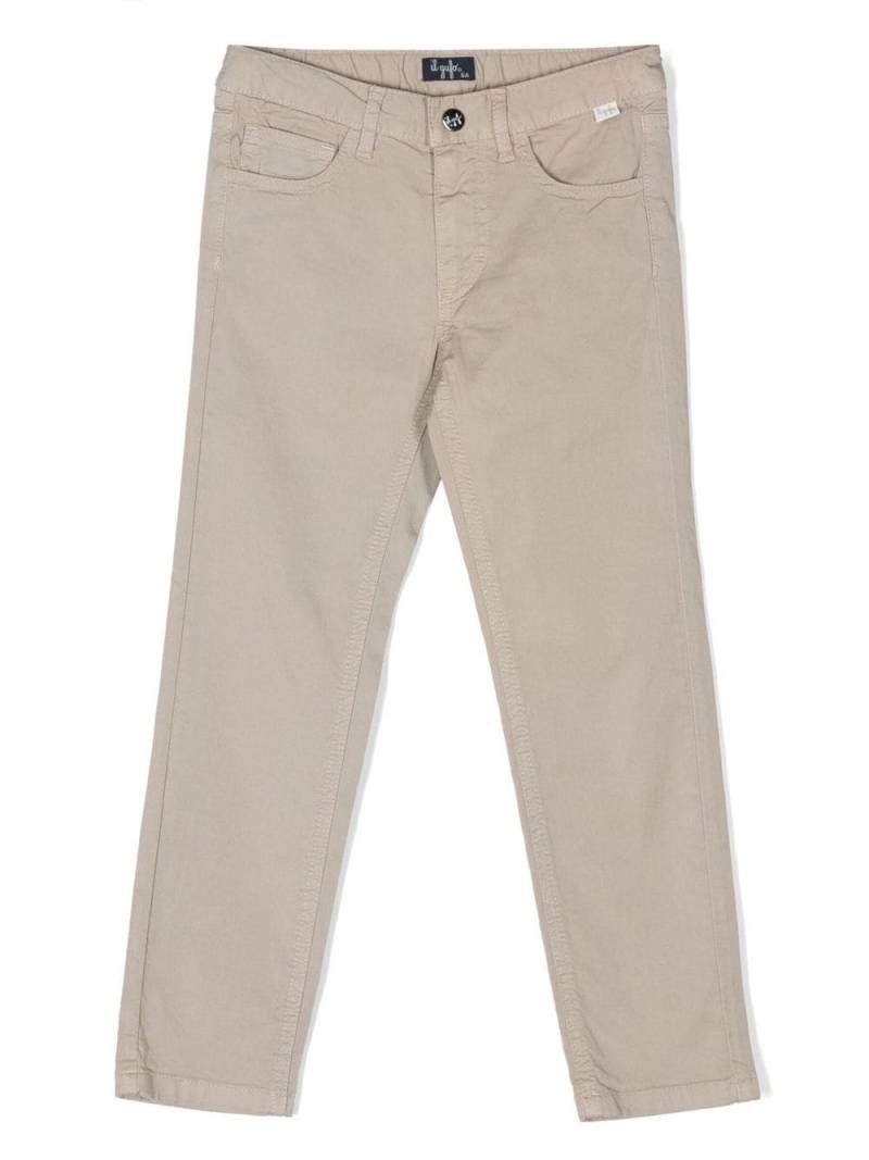 Il Gufo stretch-cotton trousers - Neutrals von Il Gufo