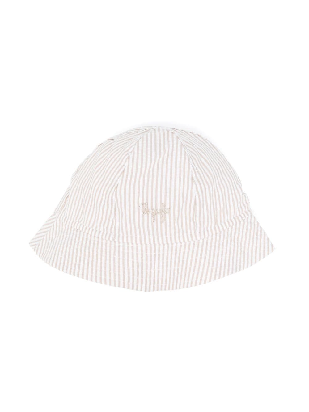 Il Gufo striped bucket hat - Neutrals von Il Gufo