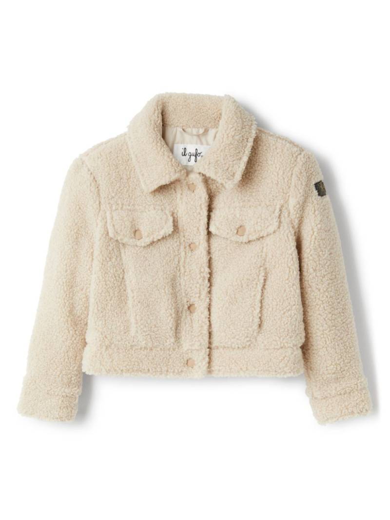 Il Gufo teddy jacket - Neutrals von Il Gufo