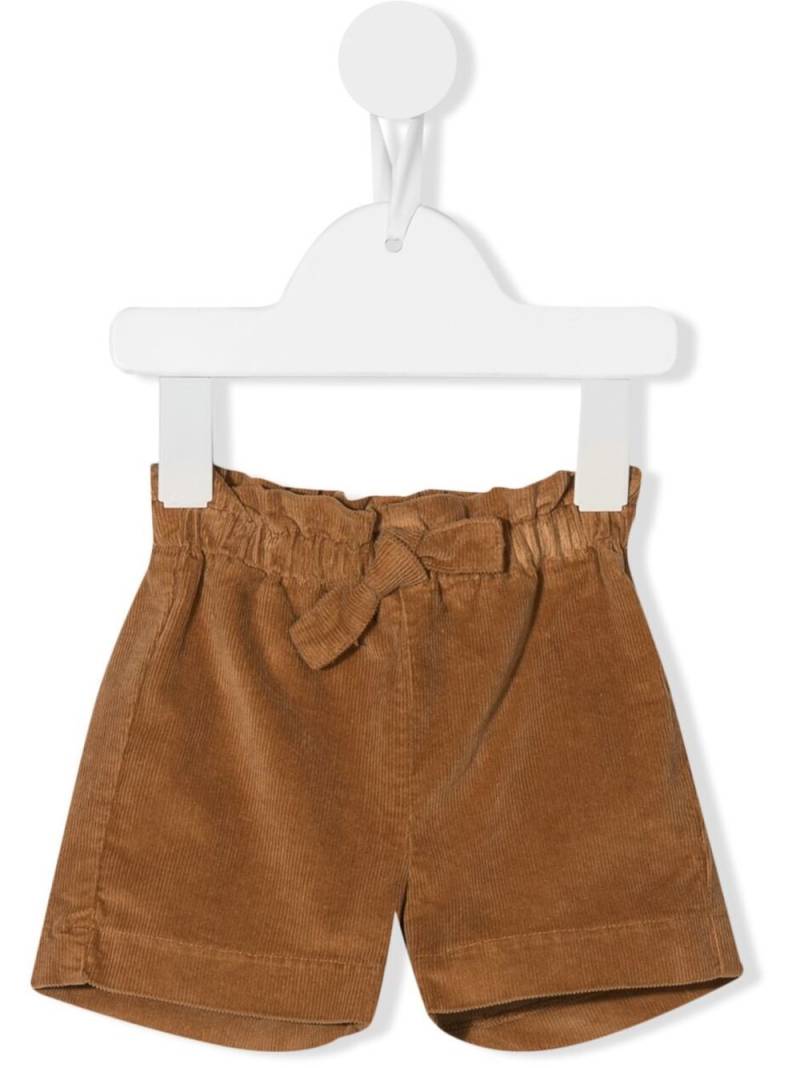 Il Gufo tied-waist corduroy shorts - Brown von Il Gufo