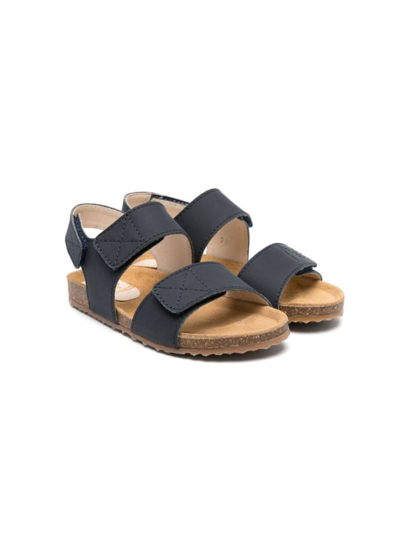 Il Gufo touch-strap leather sandals - Blue von Il Gufo