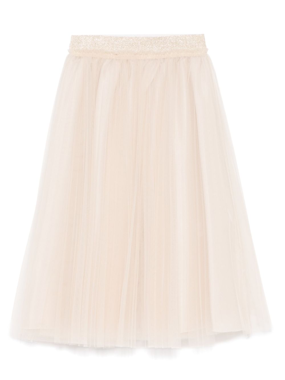 Il Gufo tulle maxi skirt - Neutrals von Il Gufo