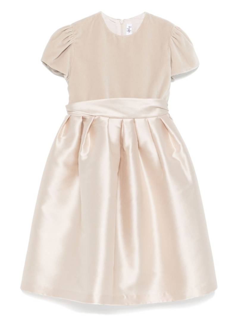 Il Gufo velvet dress - Neutrals von Il Gufo