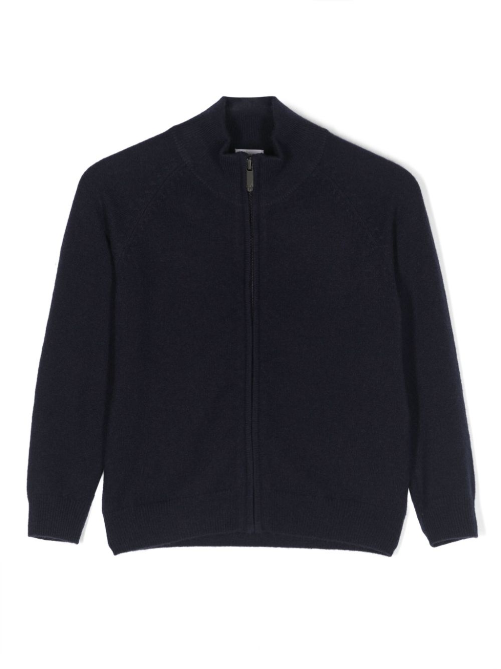 Il Gufo zip-up cashmere cardigan - Blue von Il Gufo