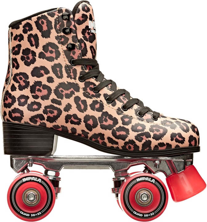 Impala Quad Skate Leopard Rollschuhe hellbraun von Impala