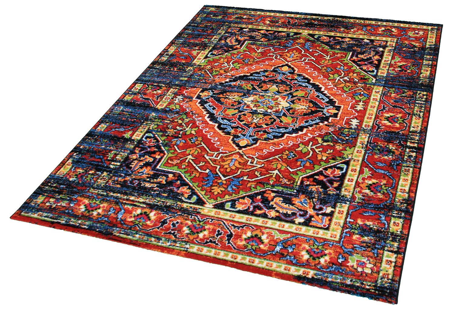 Sanat Teppich »Vintage 1614«, rechteckig, 13 mm Höhe, Wohnzimmer, Kurzflor, Vintage Look, Retro Sanat Teppich »Vintage 1614«, rechteckig, 13 mm Höhe, Wohnzimmer, Kurzflor, Vintage Look, Retro von Sanat