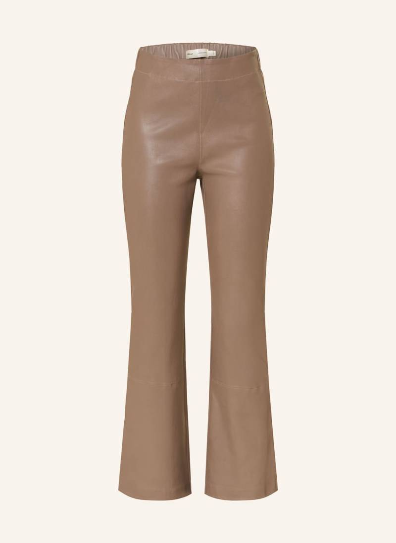 Inwear 7/8-Hose Cedar Aus Leder braun von InWear