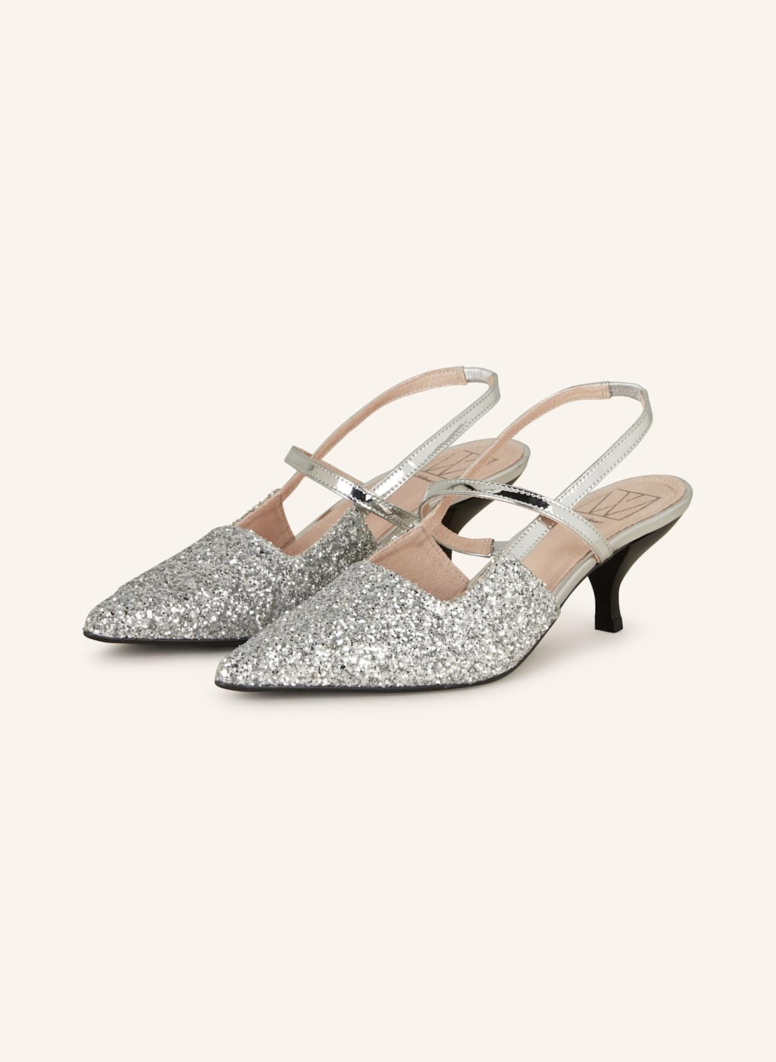Inwear Slingpumps Mlitteriw silber Inwear Slingpumps Mlitteriw silber von InWear