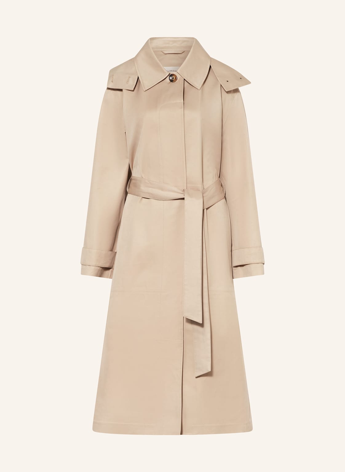 Inwear Trenchcoat Mylahliw Mit Abnehmbarer Kapuze beige von InWear