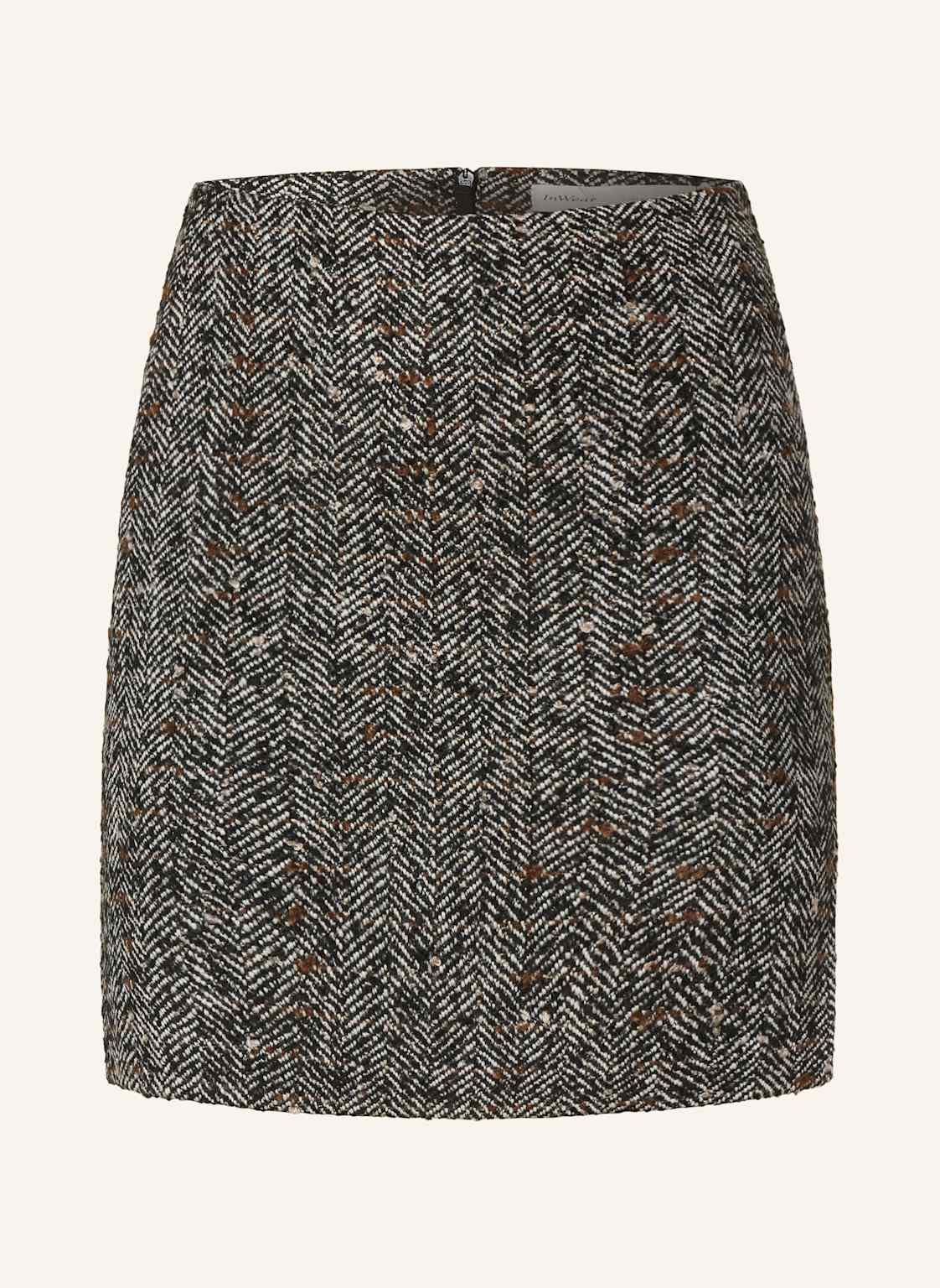 Inwear Tweed-Rock Kielaiw schwarz von InWear