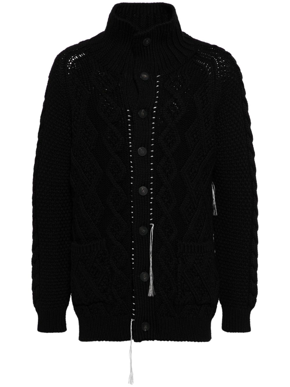 Incarnation wool Cardigan - Black von Incarnation