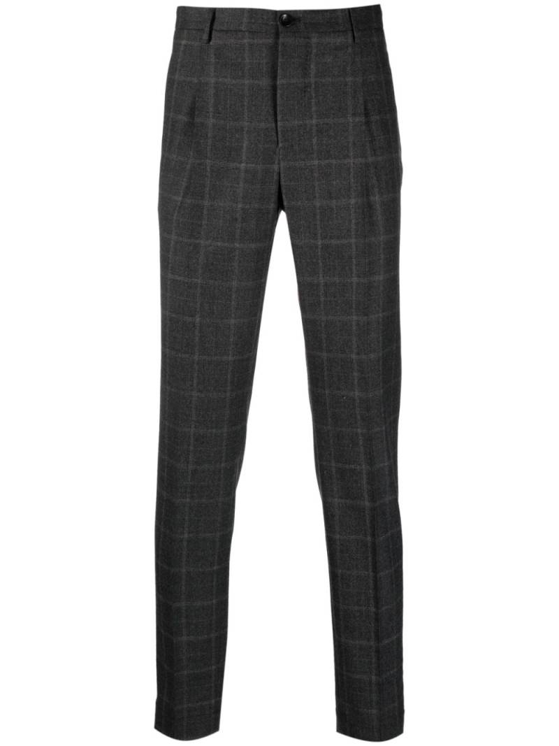 Incotex checkered tailored trousers - Grey von Incotex