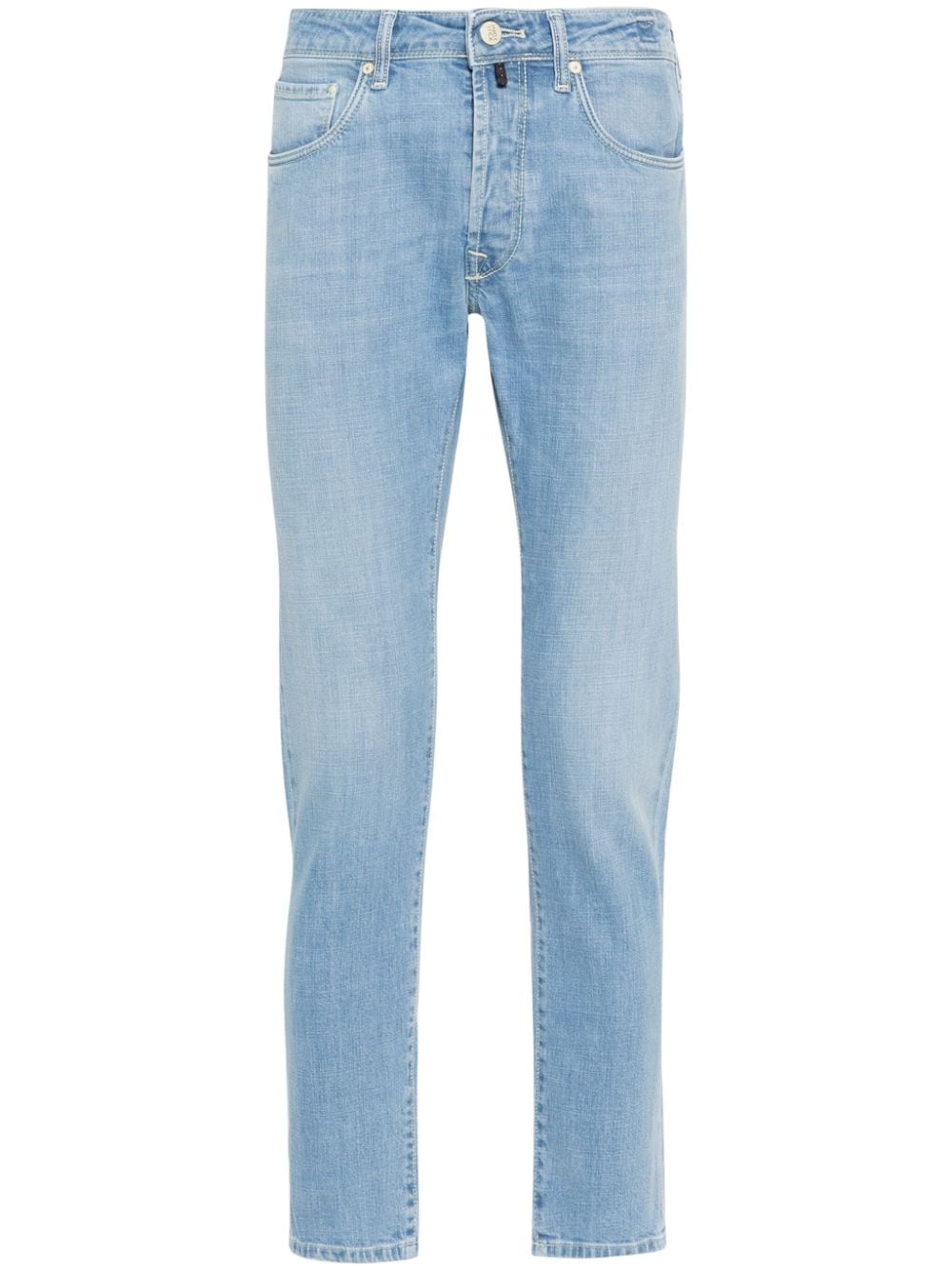 Incotex contrast stitching slim-fit jeans - Blue von Incotex