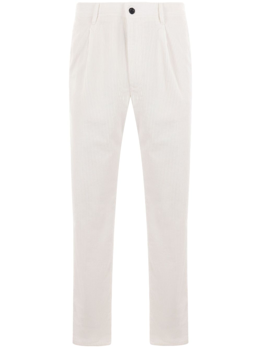 Incotex corduroy tapered trousers - White von Incotex