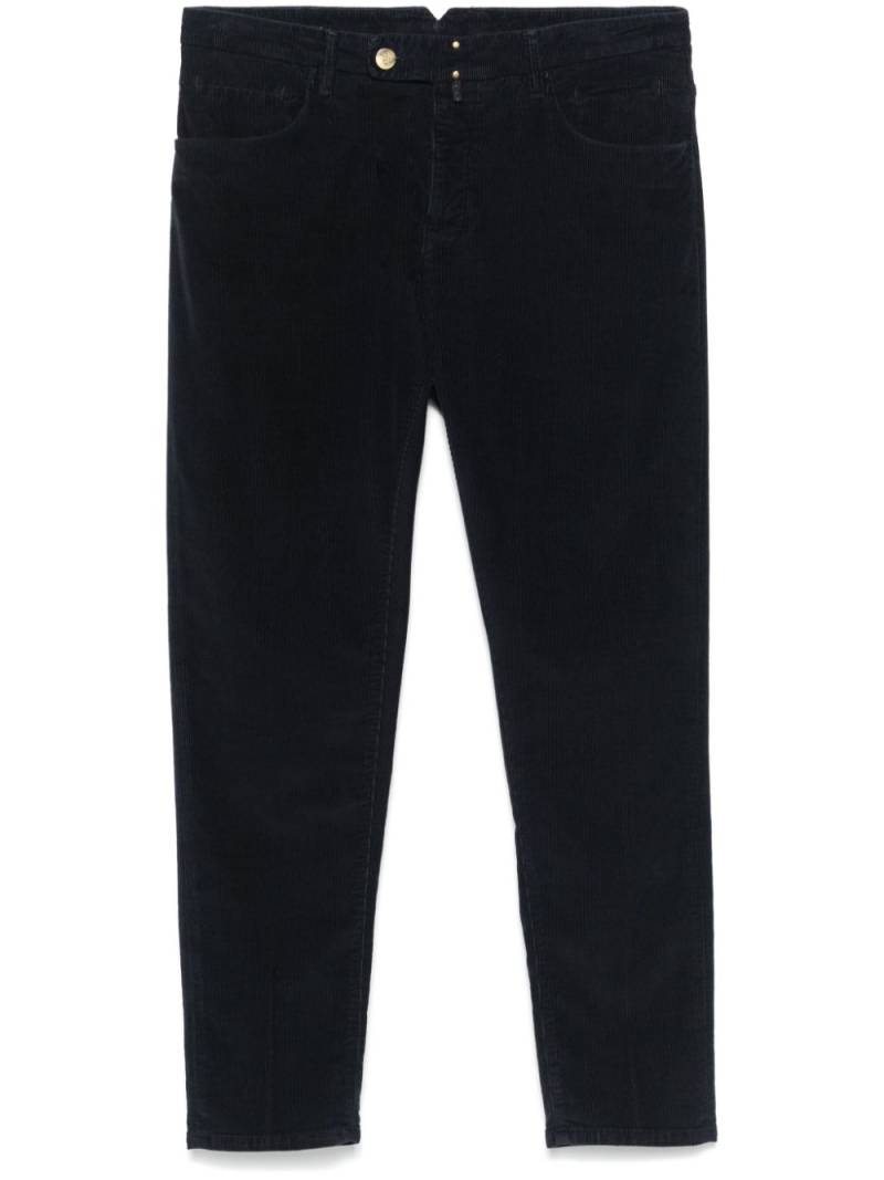 Incotex corduroy trousers - Blue von Incotex