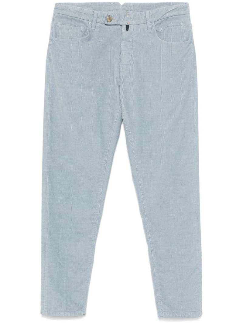 Incotex corduroy trousers - Blue von Incotex