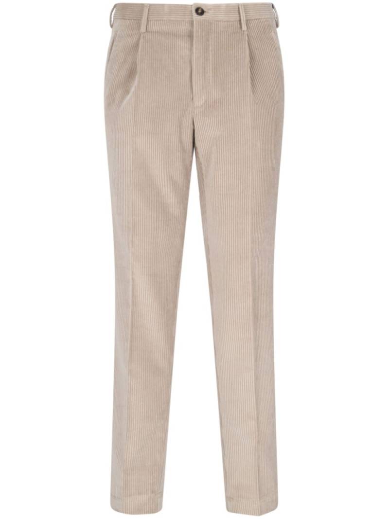 Incotex corduroy trousers - Neutrals von Incotex