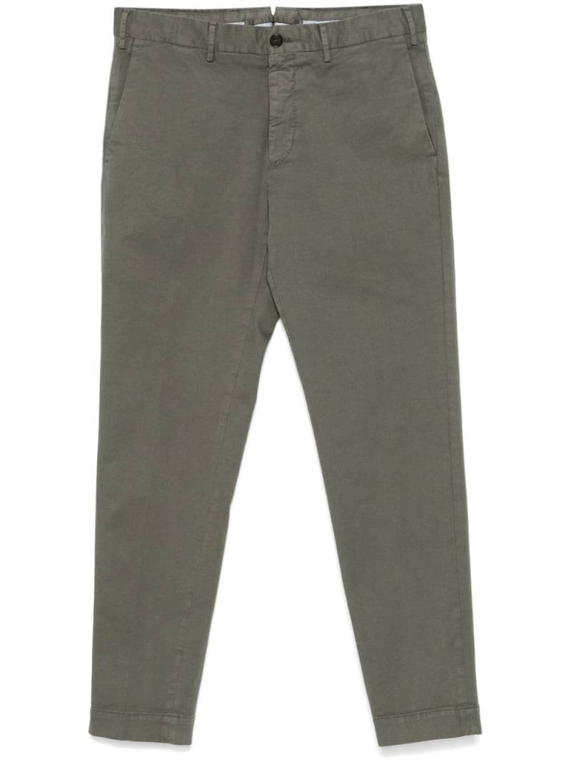 Incotex cotton chinos - Green von Incotex