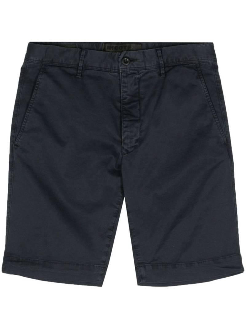 Incotex logo-embroidered shorts - Blue von Incotex