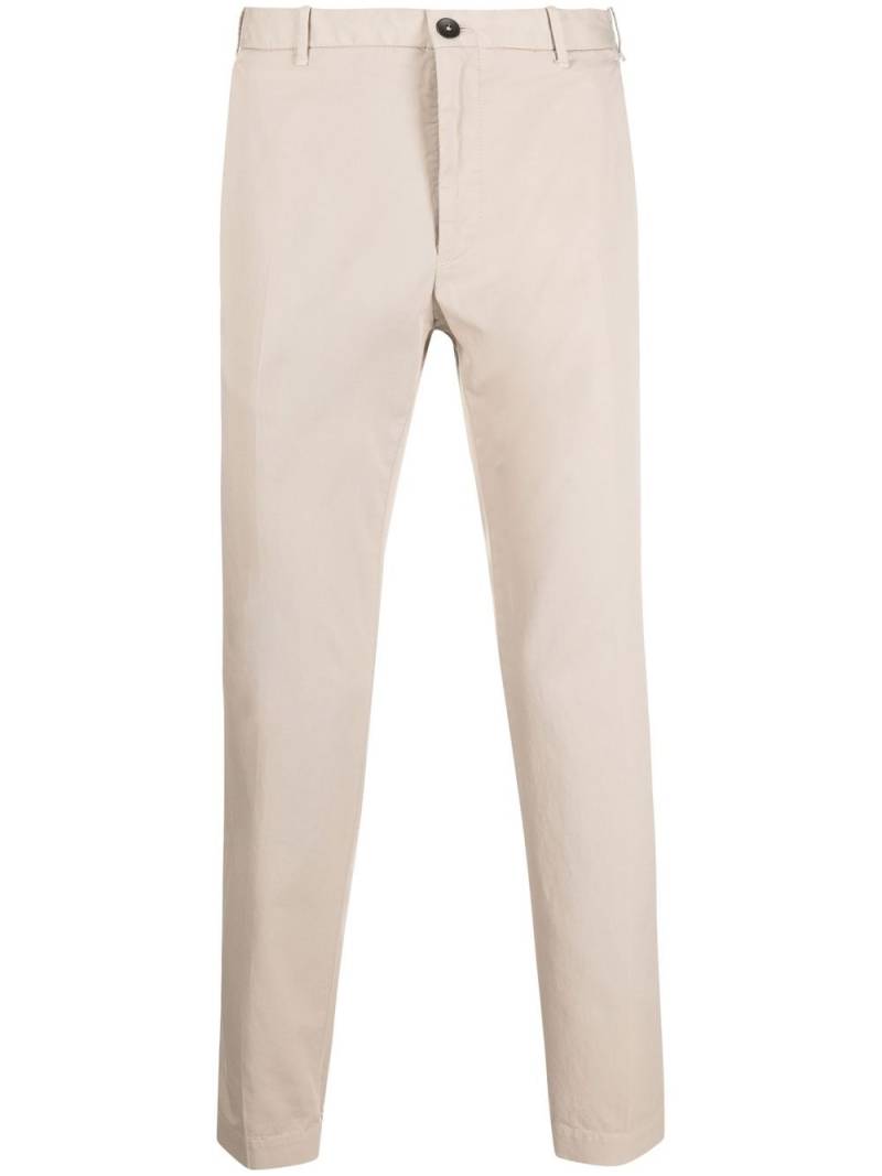 Incotex low-rise chino trousers - Neutrals von Incotex