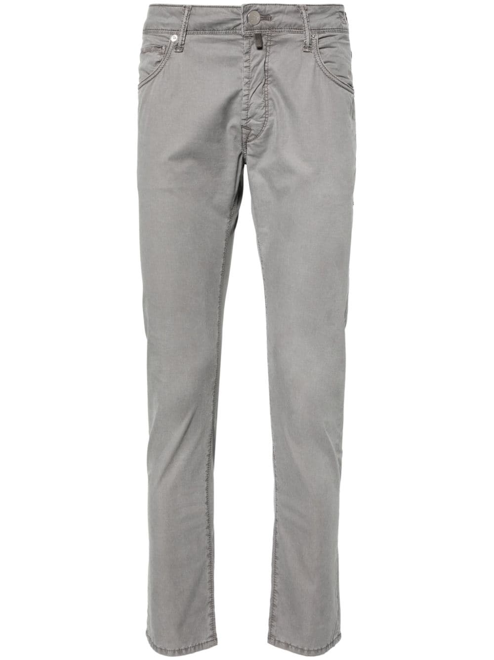 Incotex low-rise slim-fit trousers - Grey von Incotex