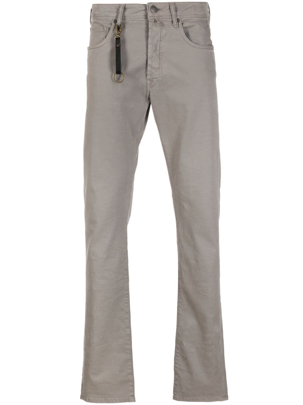Incotex low-rise slim-fit trousers - Grey von Incotex
