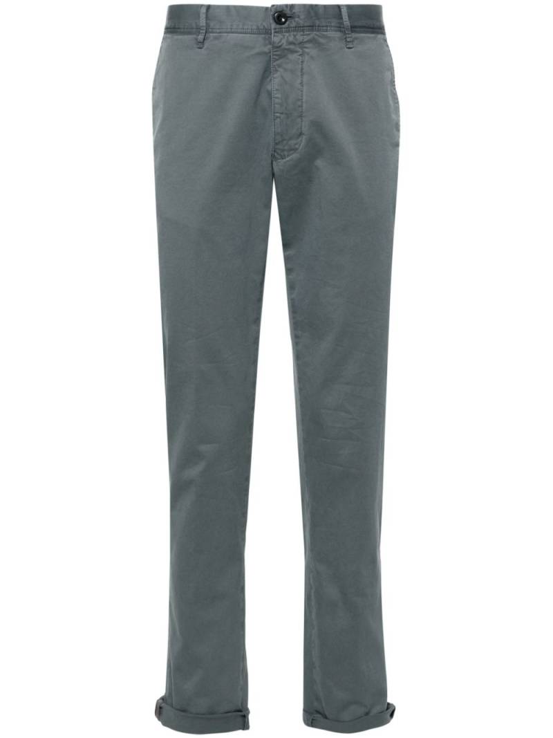 Incotex low-rise straight-leg trousers - Grey von Incotex