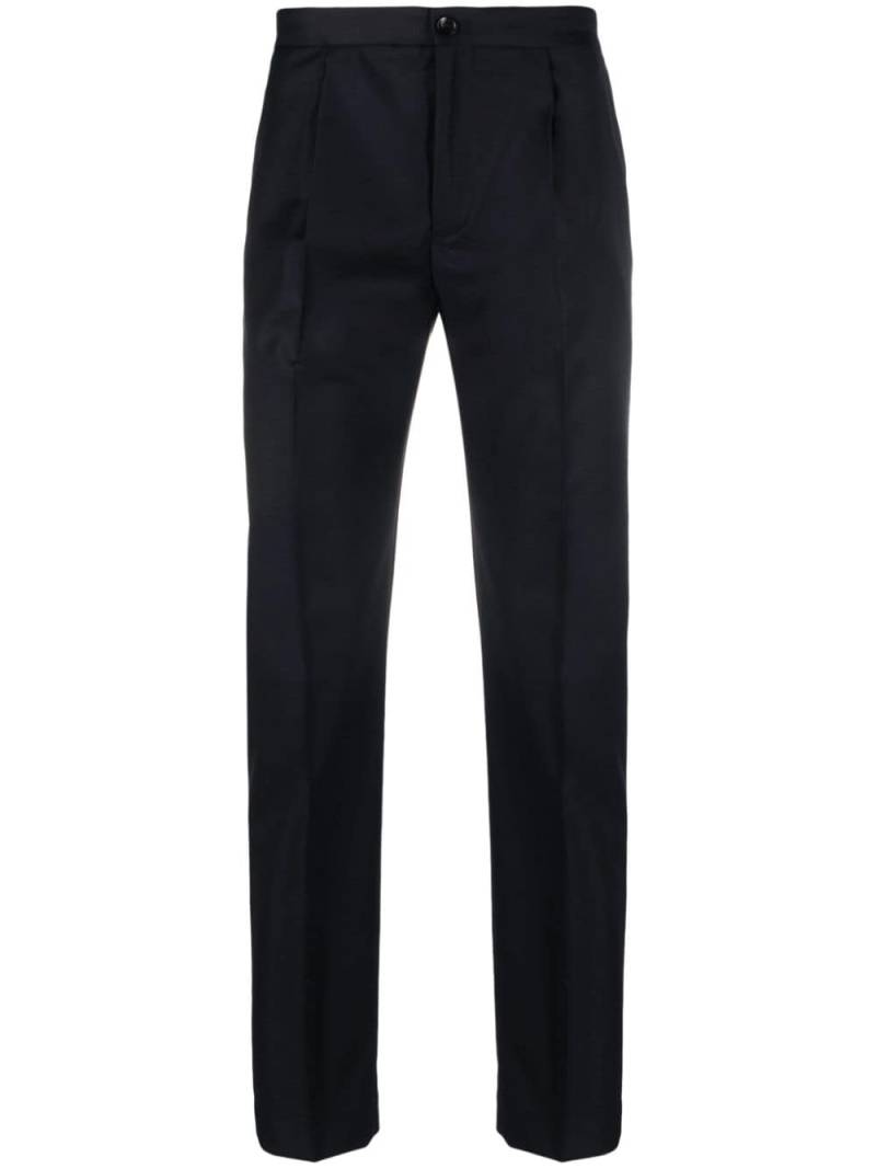 Incotex low-rise tapered tailored trousers - Blue von Incotex