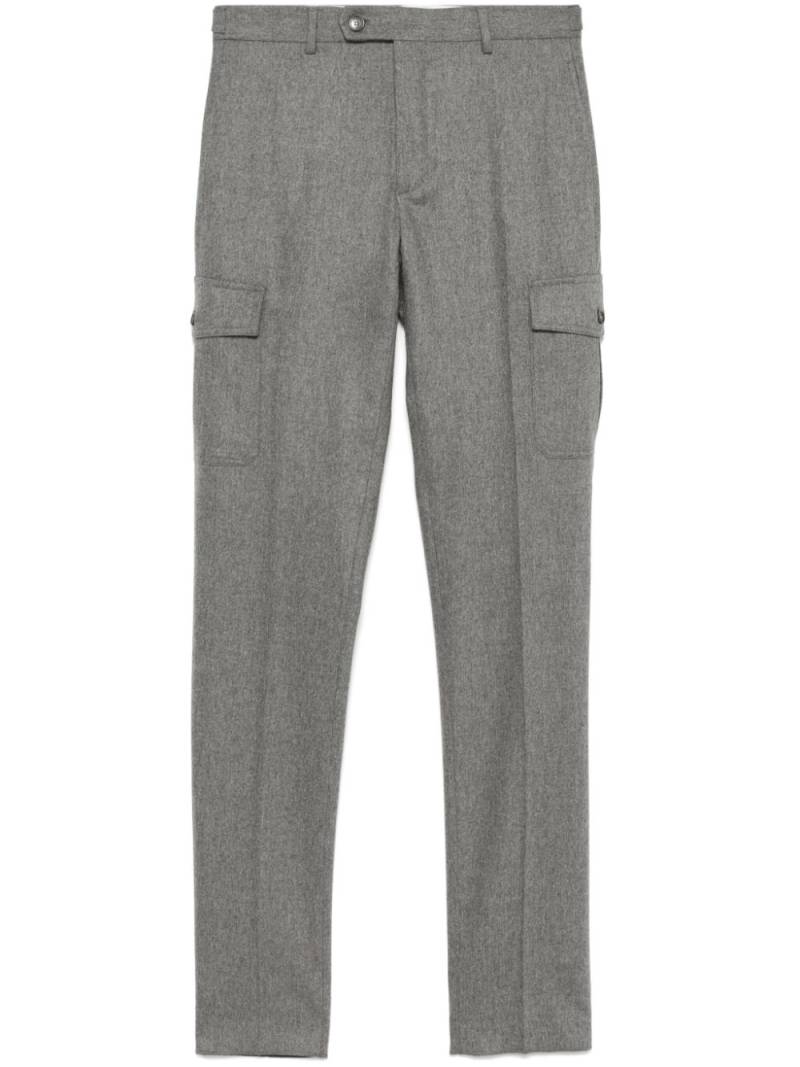 Incotex mélange-effect cargo pants - Grey von Incotex