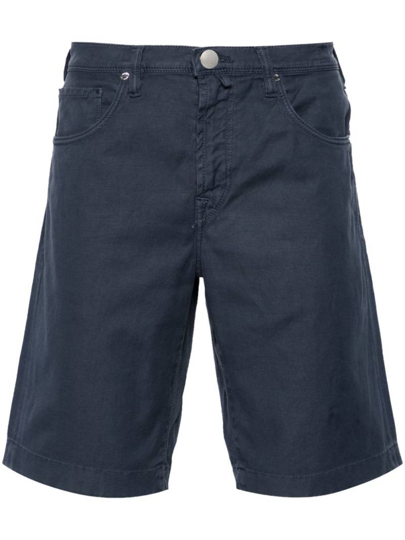 Incotex mid-rise chino shorts - Blue von Incotex