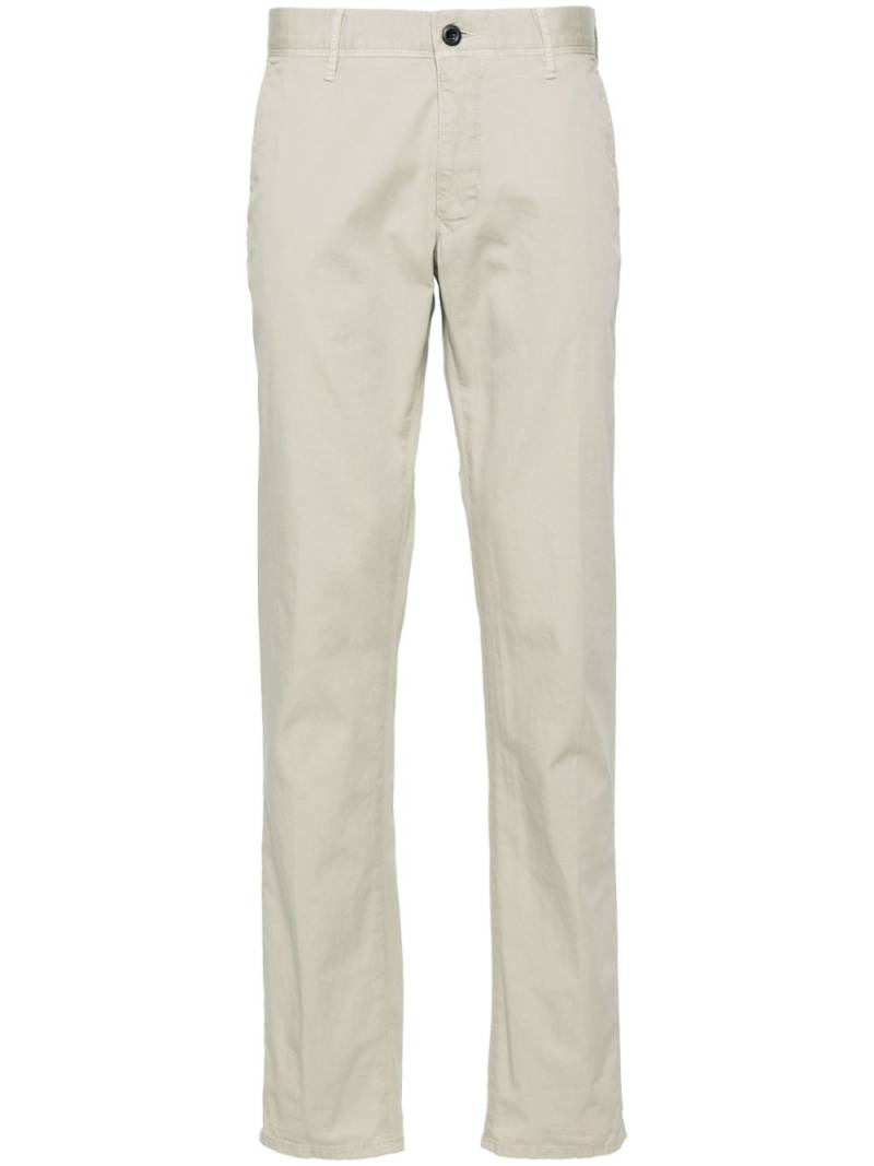 Incotex mid-rise tapered trousers - Green von Incotex