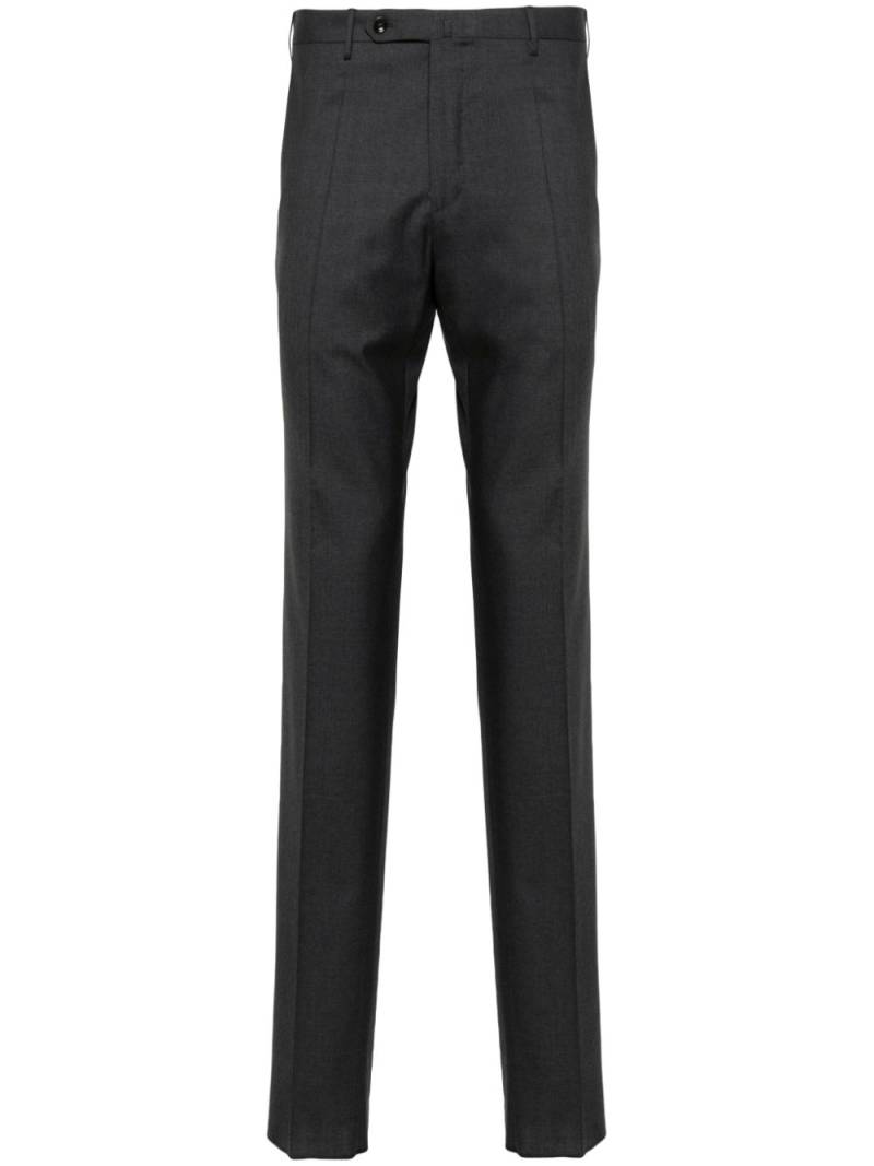 Incotex mid-rise virgin-wool trousers - Grey von Incotex