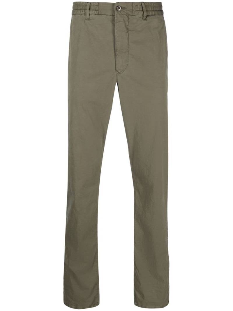 Incotex plain loose-fit trousers - Green von Incotex