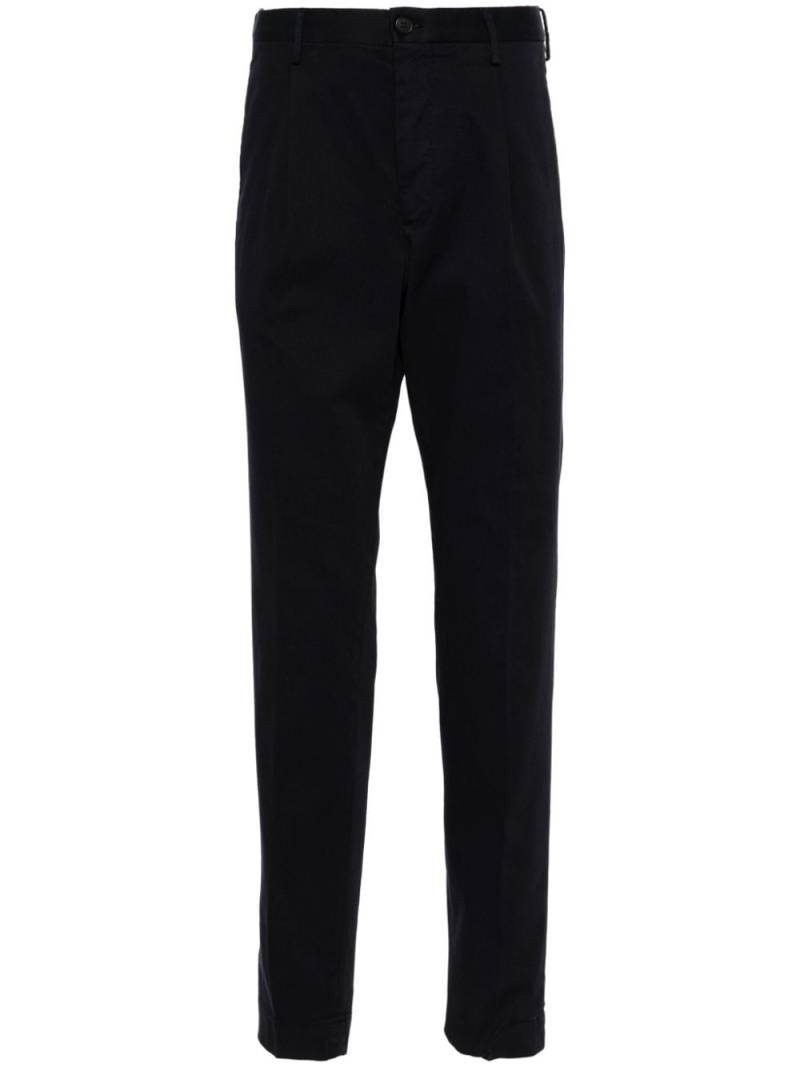 Incotex pleat-detail trousers - Blue von Incotex