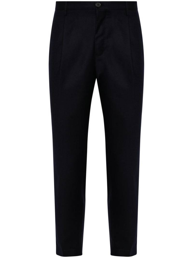 Incotex pleat-detail trousers - Blue von Incotex