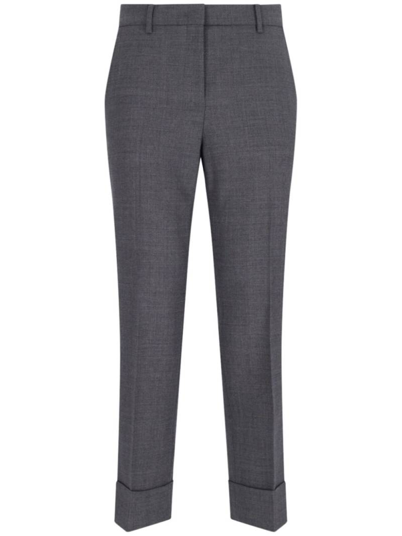 Incotex pressed-crease tailored trousers - Grey von Incotex