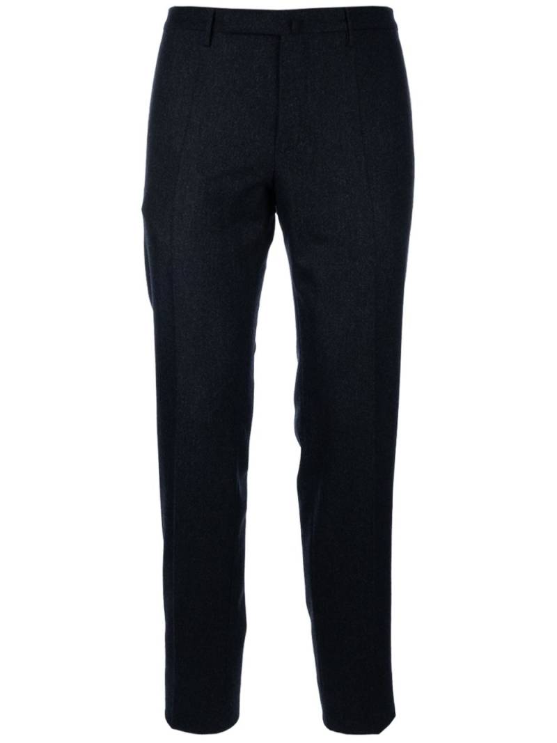 Incotex pressed-crease trousers - Black von Incotex